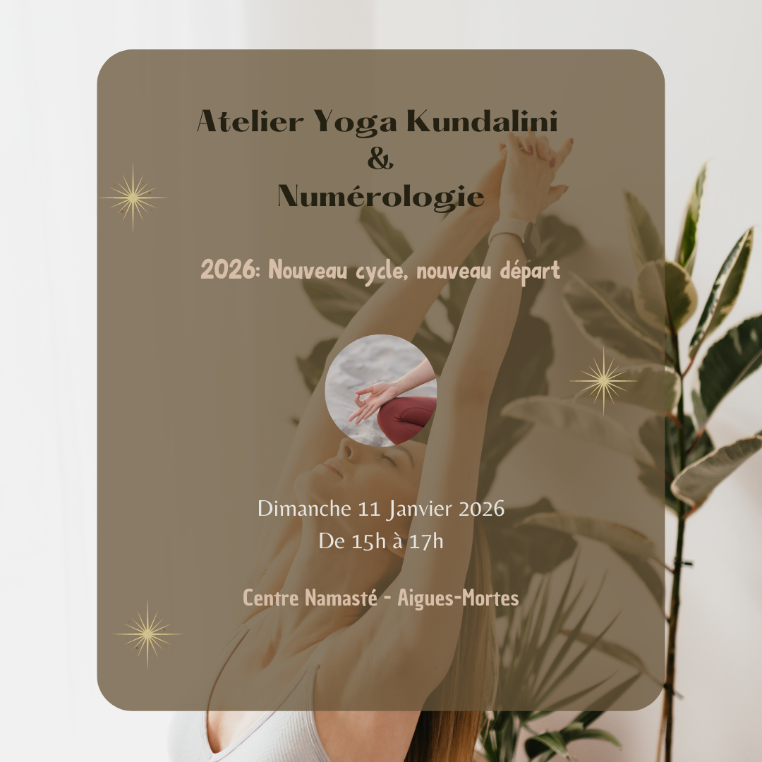 Atelier Kundalini & Numérologie, Spécial 2026, avec Claire Centre de bien être & développement personnel Centre de bien être & développement personnel