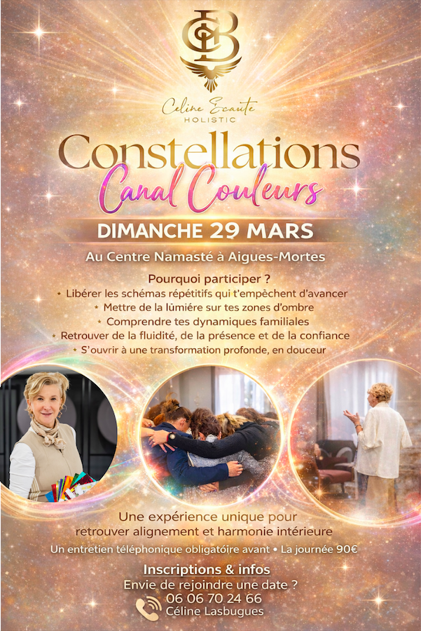 Constellation familiale et systémique avec Céline Centre de bien être & développement personnel Centre de bien être & développement personnel